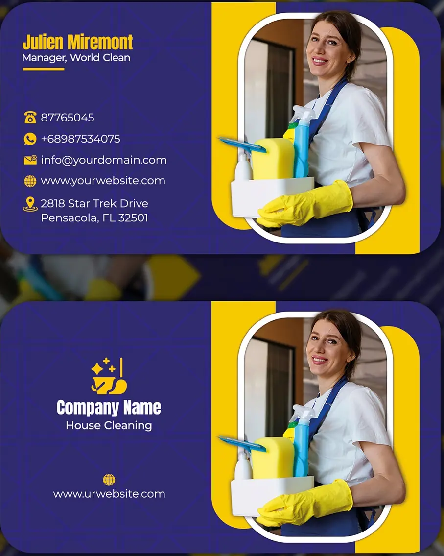 Heating & Air Conditioning Business Card 251
